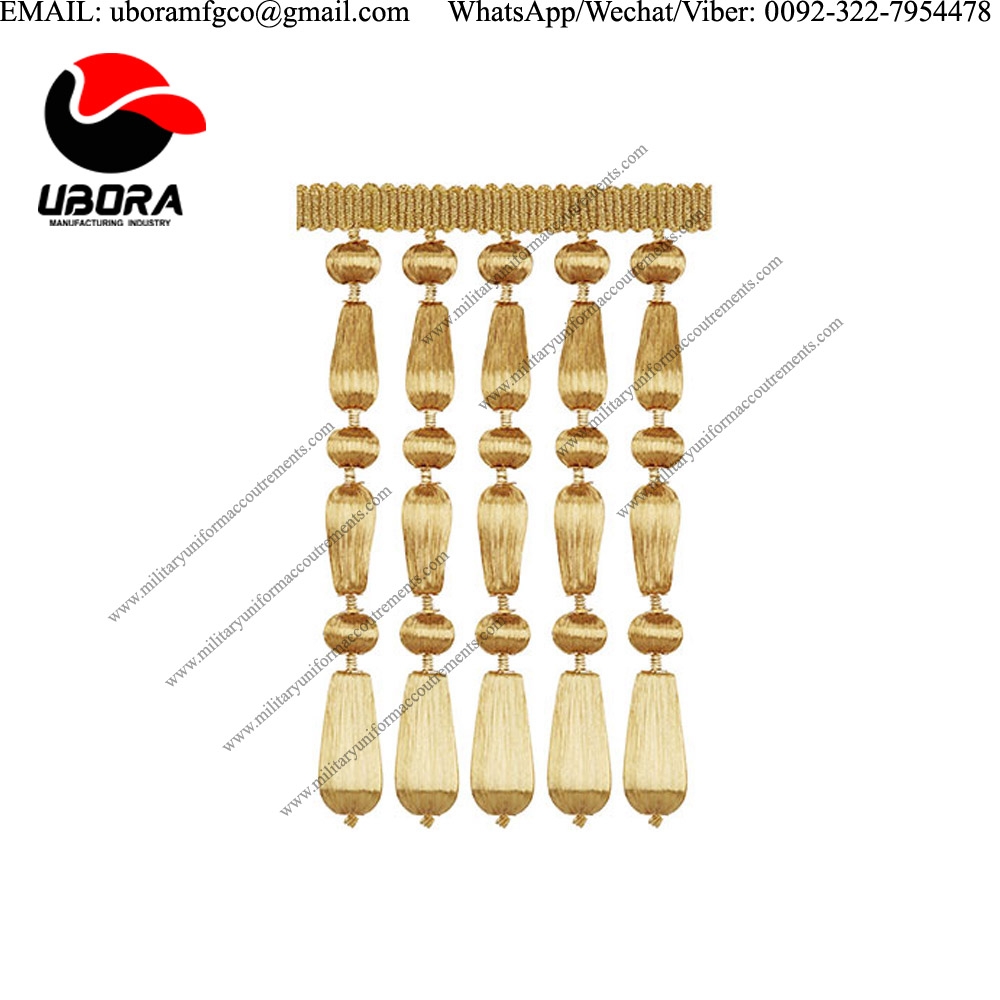 Entrefino gold brother fringes fringe tassel high quality ceremonial decoration,Customized sizes 